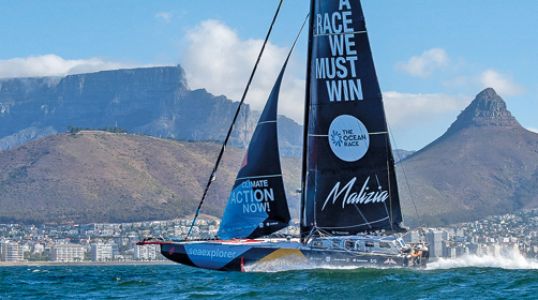 Team Malizia achieves fourth place in Leg 2 of The Ocean Race