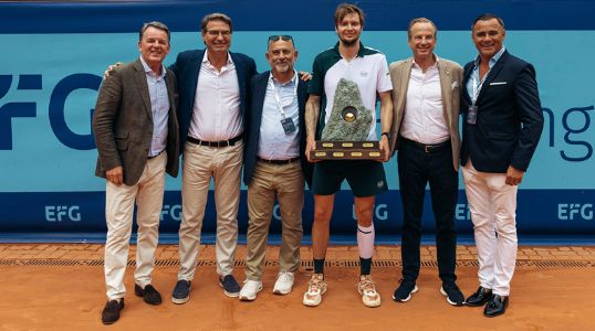 Alexander Bublik wins his first clay-court title at the EFG Swiss Open Gstaad