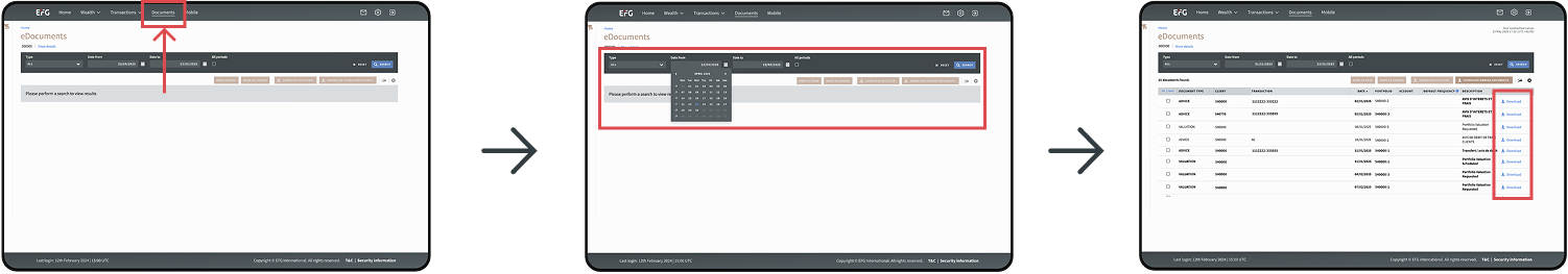 Dokumente herunterladen
